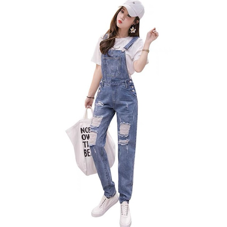 Yếm nữ dài cao cấp julido store, yếm nữ màu xanh bó chân rách gối túi hộp cá tính phong cách HÀN QUỐC 2021 yn001 | BigBuy360 - bigbuy360.vn