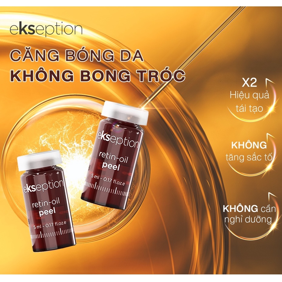 HÀNG NHẬP KHẨU - Ekseption Retin-oil Peel Tinh chất Peel da sạch mụn, thu nhỏ lỗ chân lông, chống lão hoá Retinol, BHA