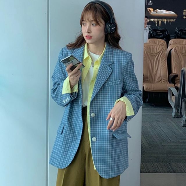(Hàng Đẹp)Ảnh thật 4 hình cuối-HC283.Áo blazer oversize chic suit Hàn Quốc | BigBuy360 - bigbuy360.vn