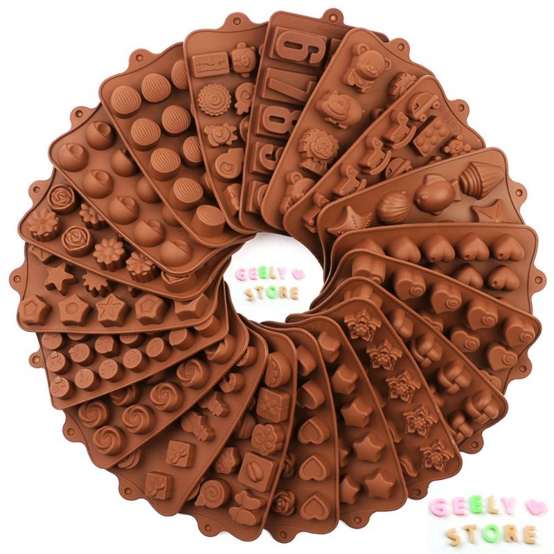 Khuôn chocolate silicon 3D - dễ dàng tạo hình và tách socola