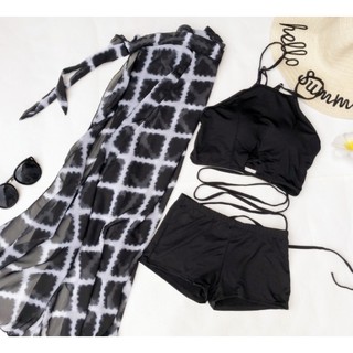 Set đồ bơi, bikini đi biển 3 mảnh siêu đẹp