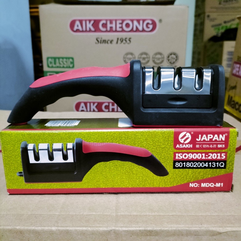 Dụng Cụ Mài Dao Kéo 3 Cấp Độ Cầm Tay , Mài Dao Nhanh Bén Siêu Tiện Lợi