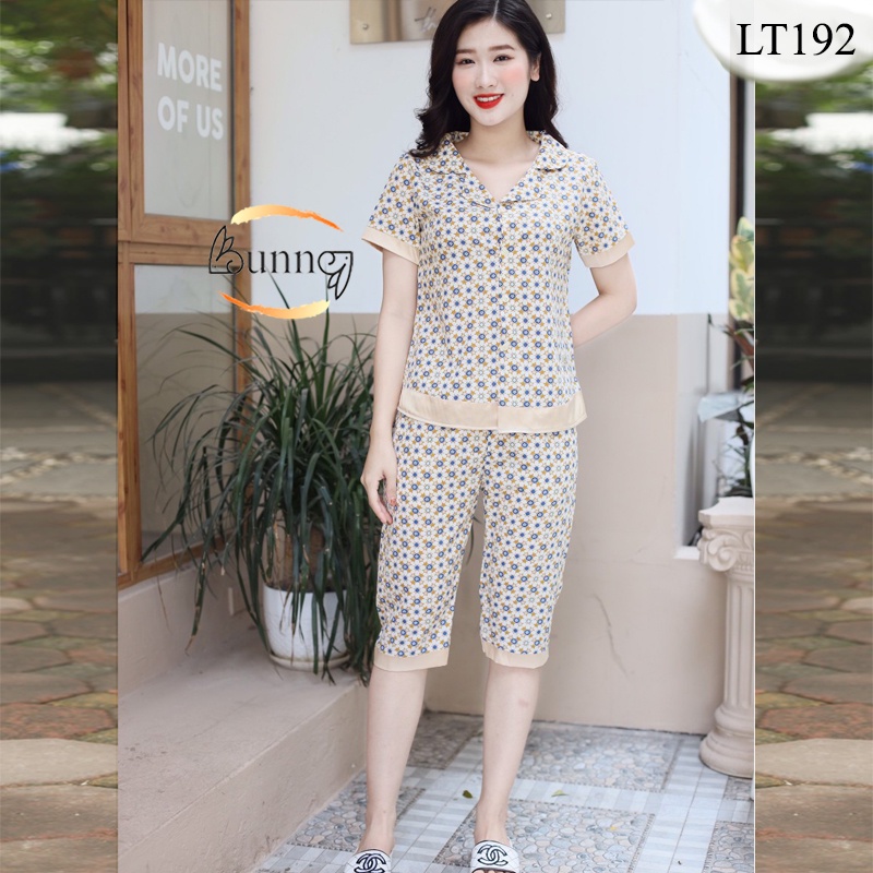 ĐỒ BỘ MẶC NHÀ, ĐỒ BỘ NỮ MẶC SAU SINH, MẪU LỬNG CHẤT LIỆU LỤA THÁI NHẸ MÁT