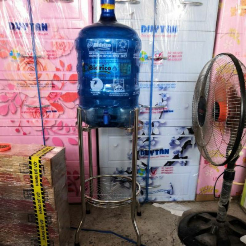 Chân bình nước suối inox