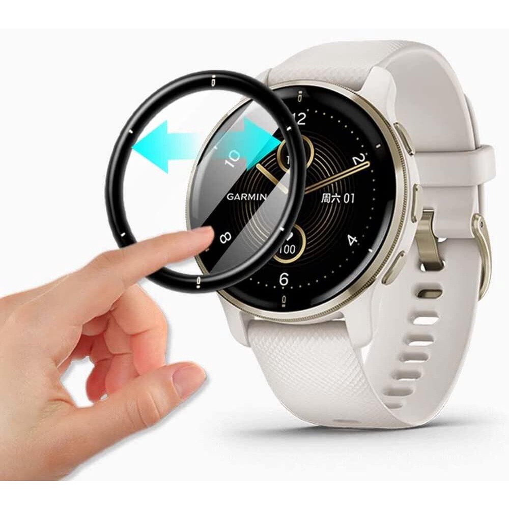 Cường lực dẻo 3D đồng hồ Garmin Venu 3 3s 2 2S 2 plus SQ SQ2 Vivoactive 5 4 4S Sport 3 Music full màn hình SWASTORE