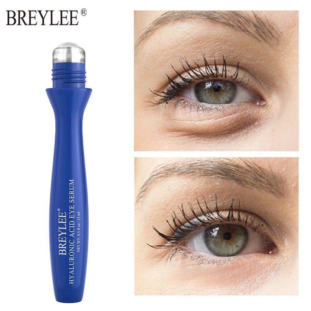 Tinh chất dưỡng da mắt BREYLEE Hyaluronic Acid loại bỏ bọng mắt chăm sóc da mắt bị khô 15ml