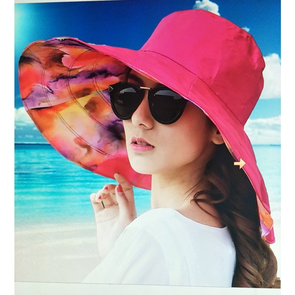 NÓN MŨ VẢI VÀNH SIÊU RỘNG CHỐNG TIA CỰC TÍM