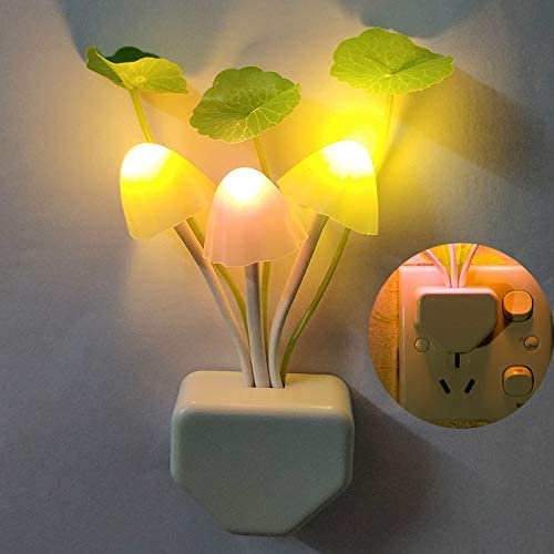 Đèn Ngủ Bóng LED Hình Cây Nấm Và Lá Sen Trang Trí Phòng Ngủ/Phòng Khách/Phòng Tắm/Cầu Thang