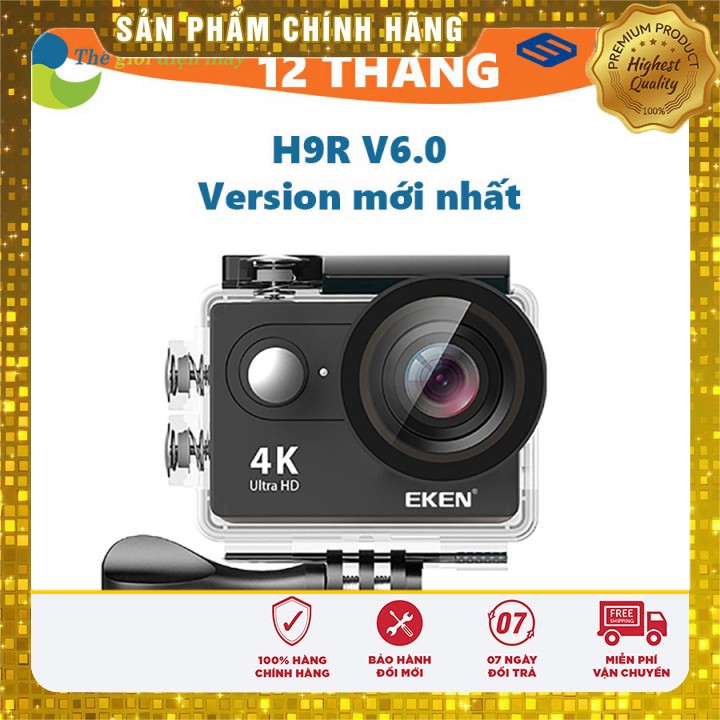 [Sale] Camera thể thao, camera hành trình Eken H9R(có remote) version 8.1, bảo hành 12 tháng tặng filter đỏ và tripod bạ