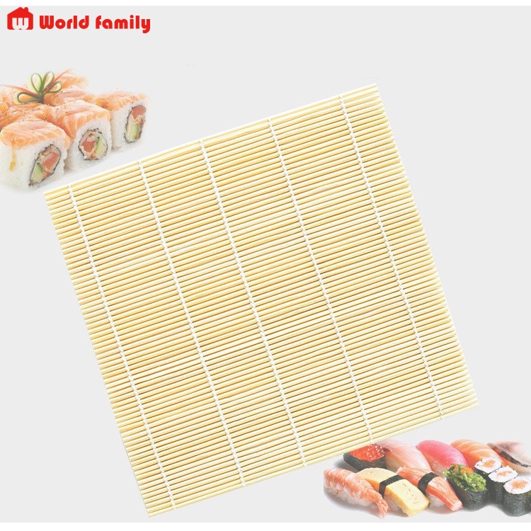 Mành bằng tre làm cơm cuộn_cuộn sushi dễ dàng