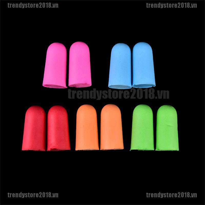 Set 2 nút bịt tai chống ồn mềm mại sử dụng khi ngủ tiện lợi