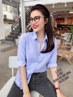 Sơ mi kẻ siêu hót(kèm ảnh thật)
