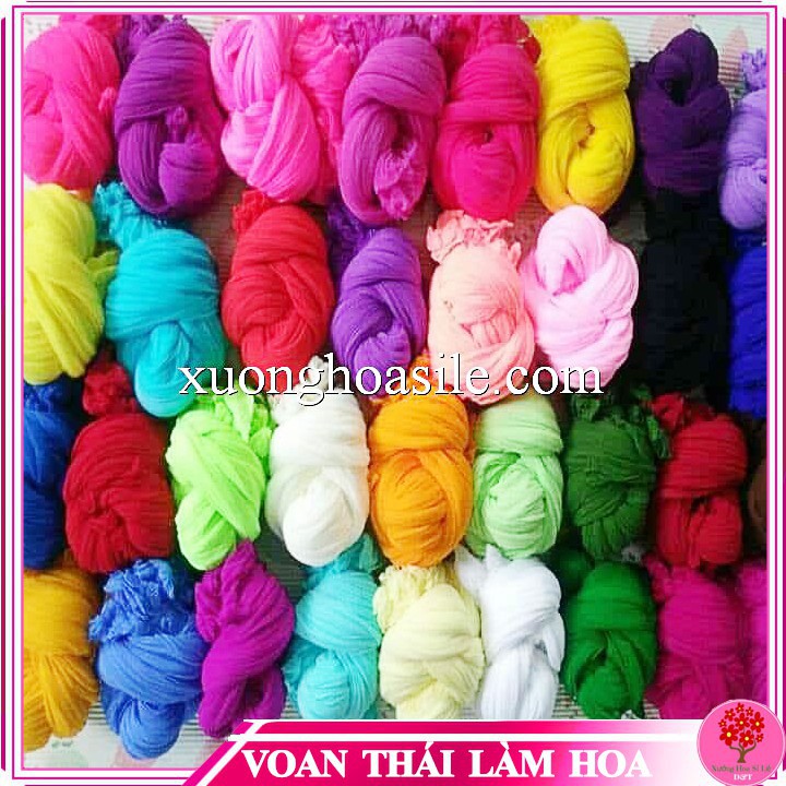 CUỘN VẢI VOAN THÁI LÀM HOA LOẠI 1 S029