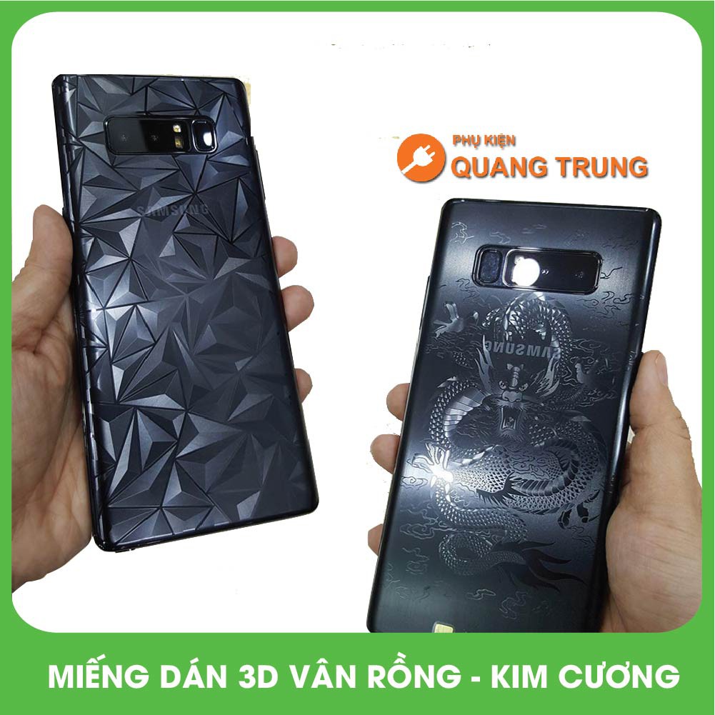 MIẾN DÁN LƯNG HÌNH RỒNG-VÂN KIM CƯƠNG CAO CẤP S7/S7E/S8/S8PLUS/NOTE8