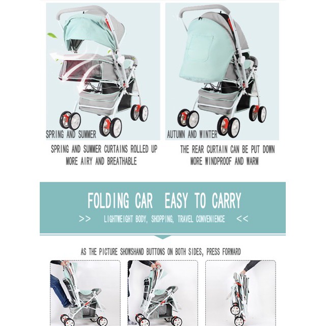 Xe Đẩy Cho Bé 2 Chiều 3 Tư Thế, Xe Đẩy Có Nhạc, Bàn ăn