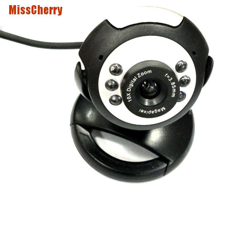 Webcam 6 Đèn Led Hd Usb 2.0 50.0m Kèm Mic Cho Máy Tính | BigBuy360 - bigbuy360.vn