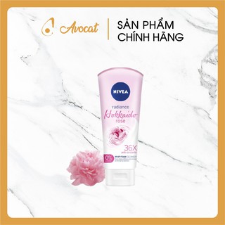 Sữa rửa mặt tạo bọt chiết xuất hoa hồng Nivea radiance Hokkaido rose 100g