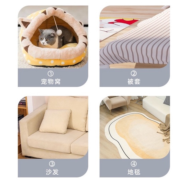Cây chải dụng cụ cạo lông / tóc trên đồ vật, quần áo, ga giường, thảm 2 trong 1 nhỏ gọn đa năng