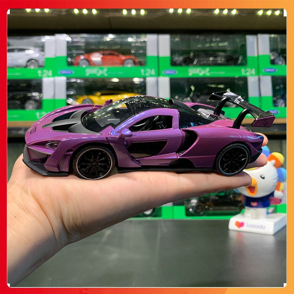 Mô hình xe Mclaren Senna tỉ lệ 1:32 màu tím