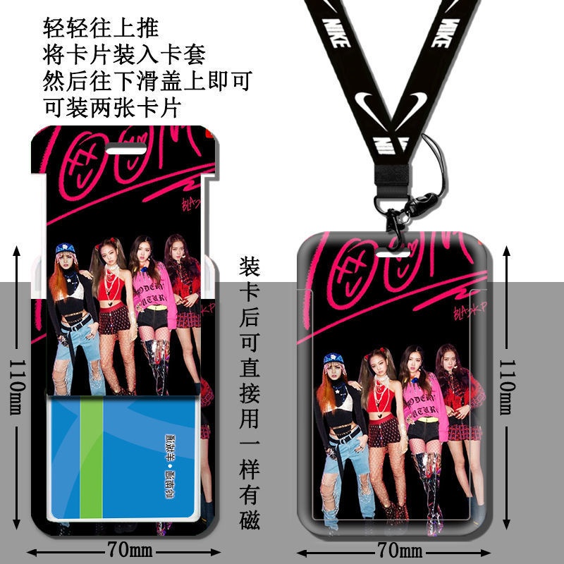 Vỏ Bọc Thẻ Học Sinh Hình Nhóm Nhạc Blackpink