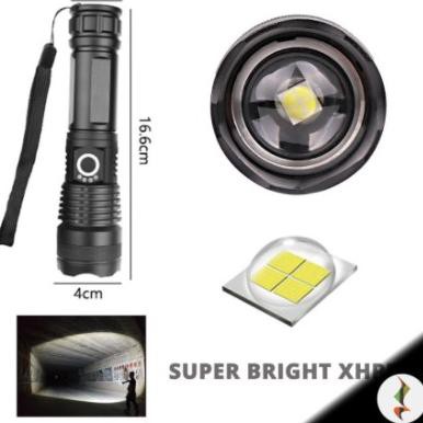 Đèn pin siêu sáng XHP 50 ultrafire P50 cổng USB