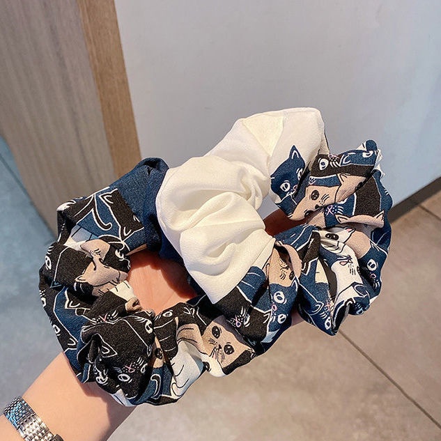Dây Buộc Tóc Vải Voan Kiểu Hàn Quốc Đơn Giản Dễ Thương
