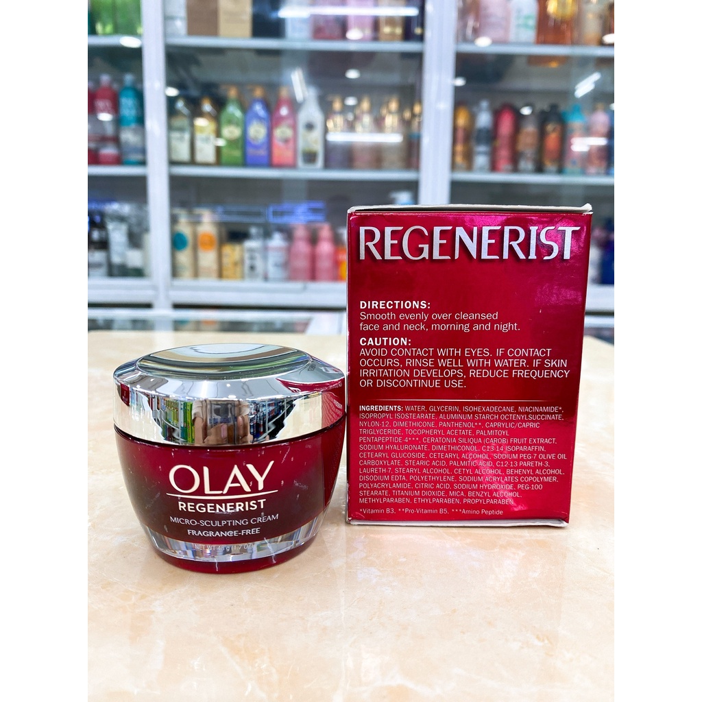(USA 48g) Kem Dưỡng Ẩm Chống Lão Hóa Olay Regenerist Micro-Sculpting Cream Face Moisturizer