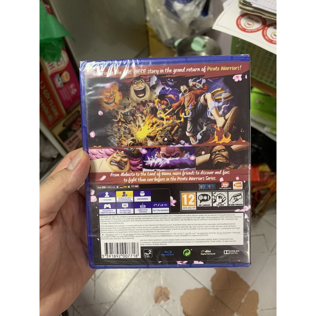 Đĩa Game Ps4 One Piece Pirate Warriors 4