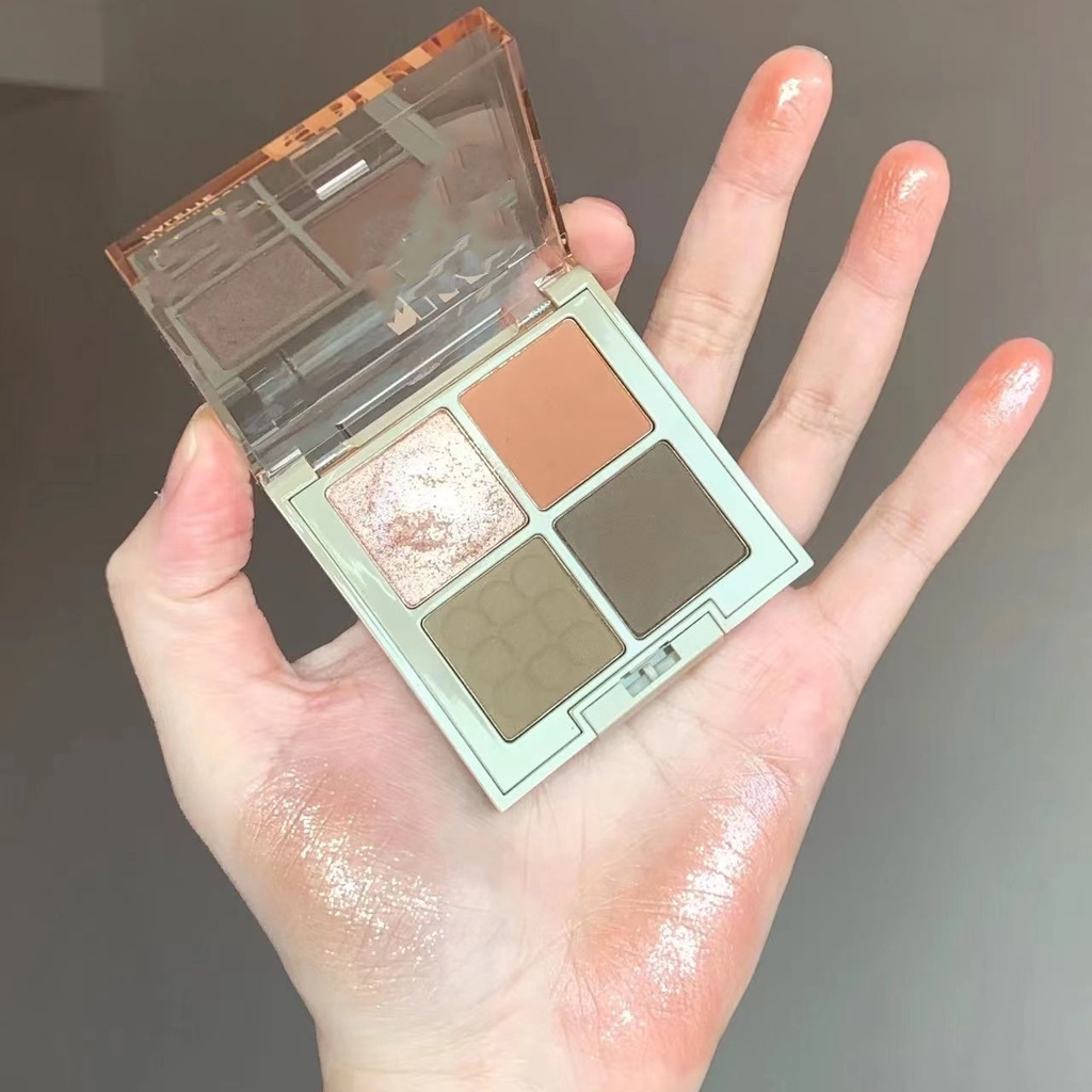 [Hàng mới về] Bảng phấn mắt SWEET MINT tông trà sữa 4 màu trang điểm tự nhiên xinh xắn