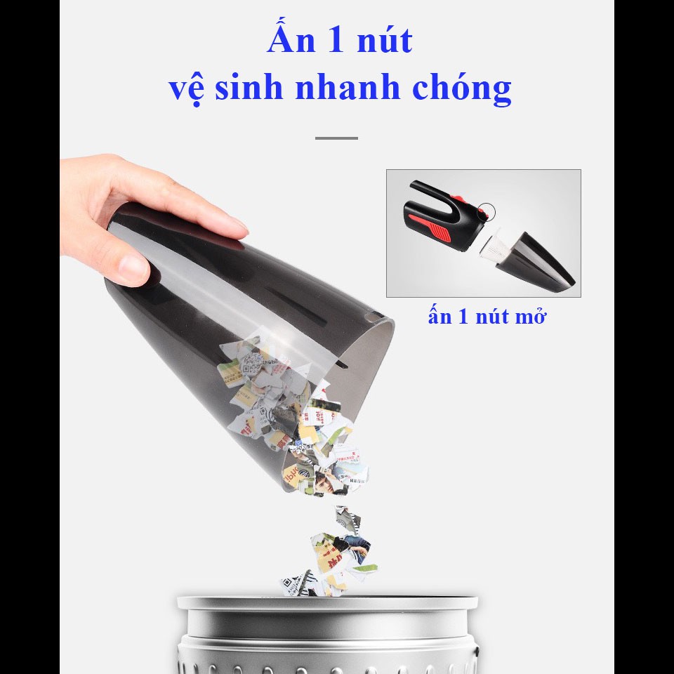 MÁY HÚT BỤI CẰM TAY Đa Năng Ô TÔ và Gia Đình - Vacuum  Cleaner - MeBoom | BigBuy360 - bigbuy360.vn