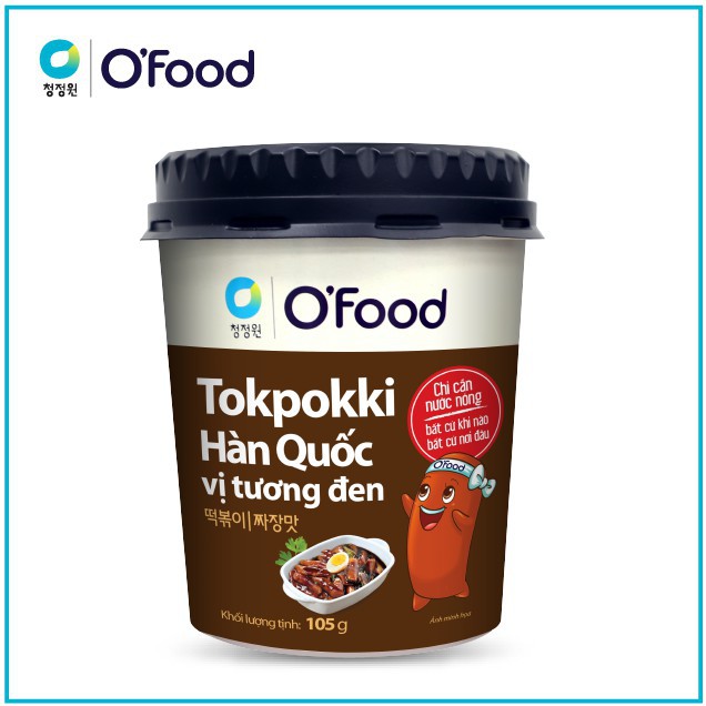 Tokpokki ăn liền Hàn Quốc O'food hộp 105g