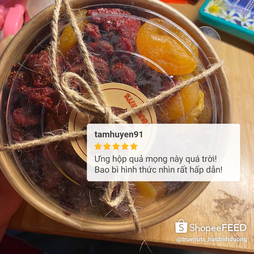 Mix Fruits Nam Việt Quất &amp; Mơ Sấy Không Đường