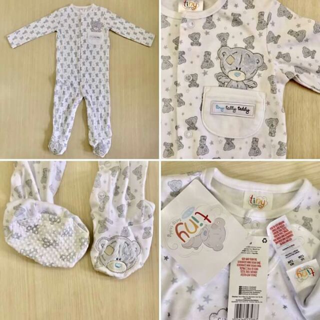 Set 3 chi tiết gấu Tiny bé trai