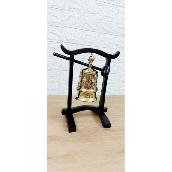 Chuông Đồng Treo Giá Gỗ