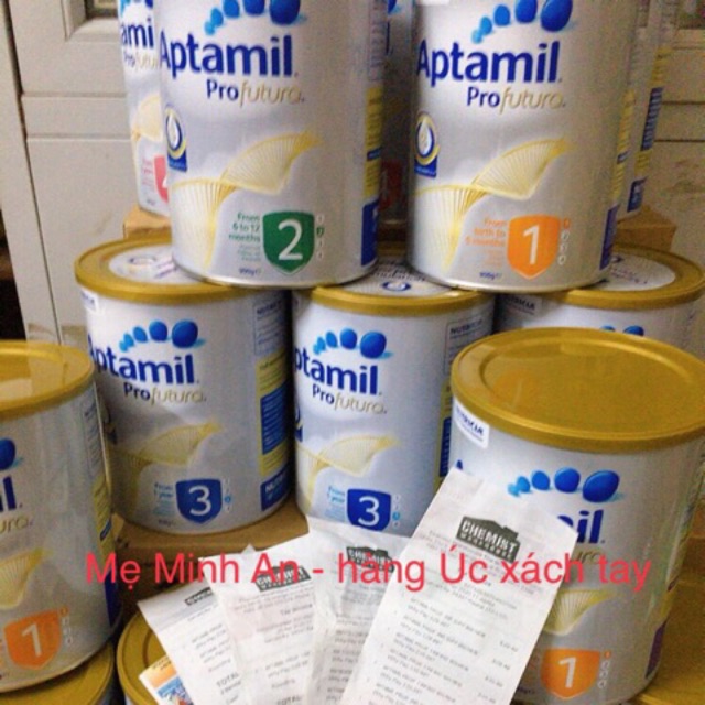 Sữa Aptamil Profutura Úc đi air