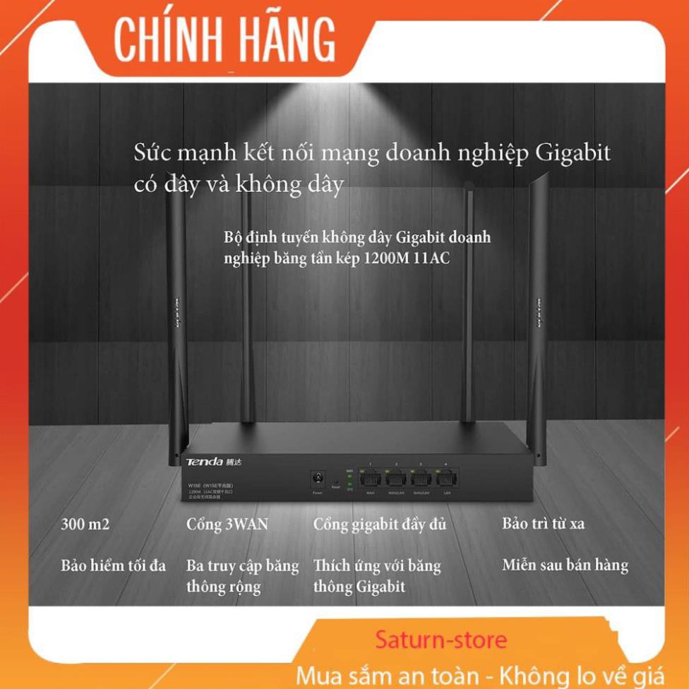 Bộ phát WIFI Tenda W15e ac1200Mps mạng doanh nghiệp 50 user - vùng phủ sóng 300m2 - Hàng nhập khẩu | BigBuy360 - bigbuy360.vn