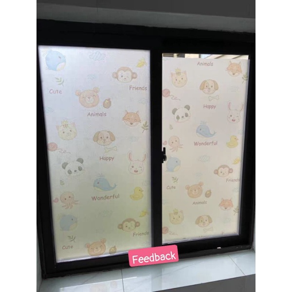 B502 Giấy dán kính mờ cửa sổ và phòng tắm chống nhìn trộm tránh ánh sáng mạnh