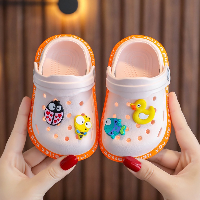 Dép Crocs Đế Mềm Chống Trượt Chất Lượng Cao Cho Bé