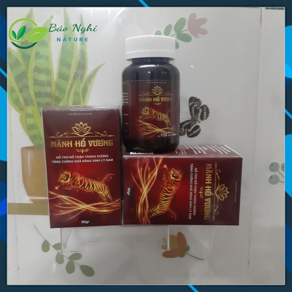 VIÊN SINH LÝ MÃNH HỔ VƯƠNG - Tăng Phong Độ Làm Chủ Cuộc Yêu Đam Mê Hừng Hực Như Mãnh Thú - CHÍNH HÃNG HỘP 150V [CHE TÊN]