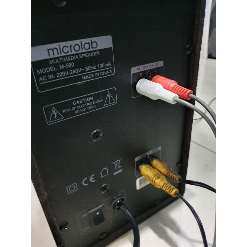 Loa máy tính Microlab M590 2.1 Đen