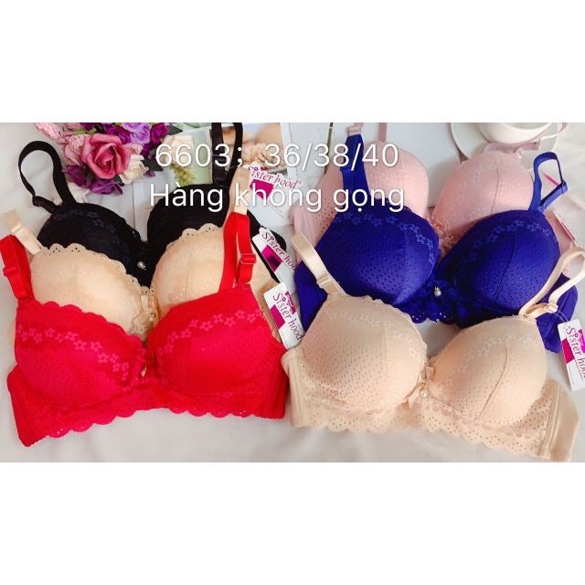 (6603))áo lót ren nâng ngưc_mút mềm