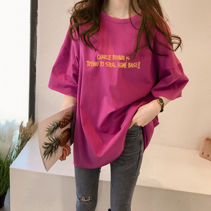 Áo Thun Tay Ngắn Dáng Rộng Plus Size 5xl Mùa Hè 2021