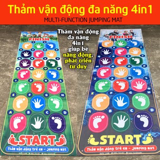 Thảm vận động đa năng Jumping Mat tích hợp 4in1 (size 2,5m) giúp bé năng động, phát triển tư duy - Hàng độc quyền