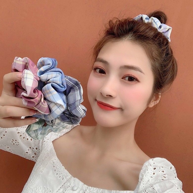 Dây buộc tóc, cột tóc srunchies nhiều mẫu dễ thương giao mẫu ngẫu nhiên