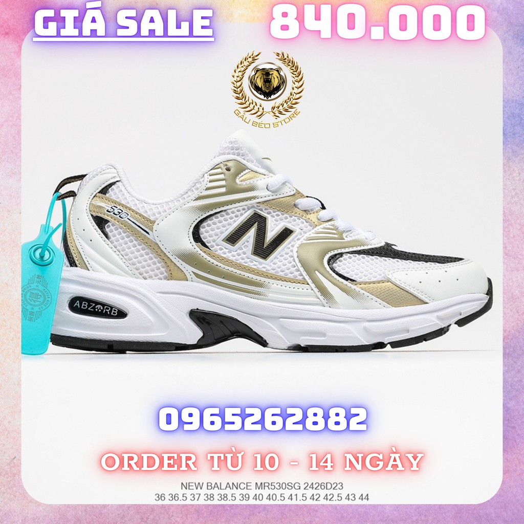 Order 1-2 Tuần + Freeship Giày Outlet Store Sneaker _NewBalance 530 MSP: 2426D231 gaubeaostore.shop