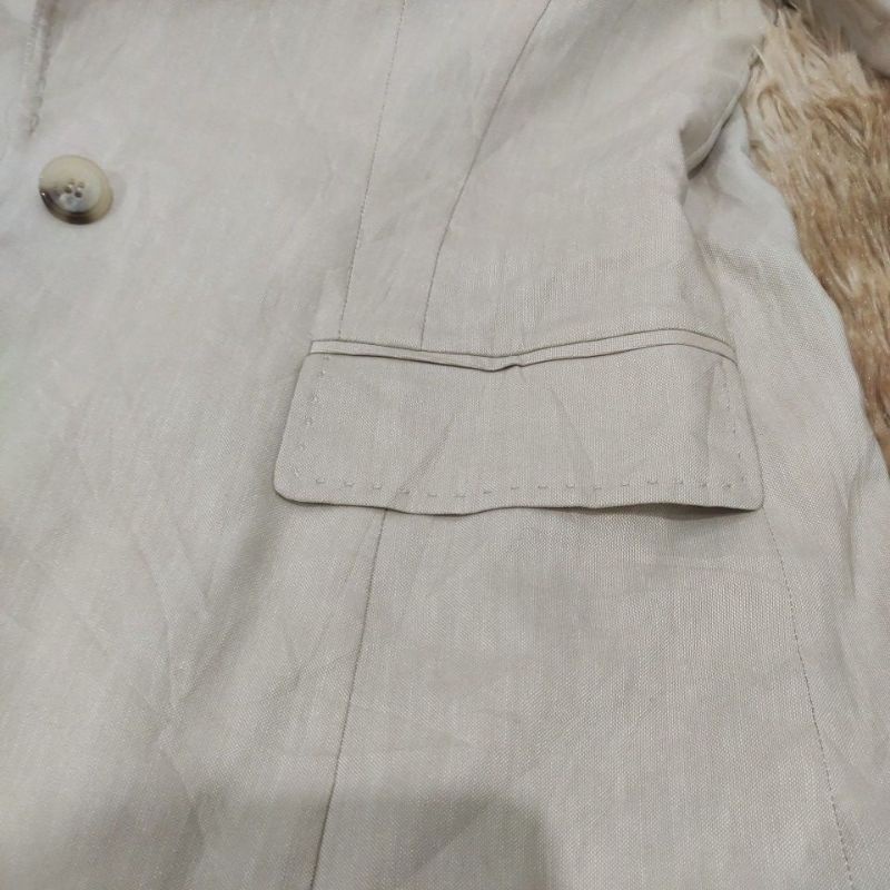 Blazer Hàn size lớn màu beige