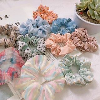 Buộc tóc scrunchies size mini tổng hợp các mẫu