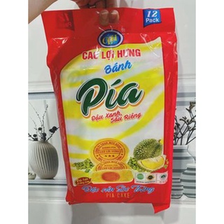 bánh pía đậu xanh sầu riêng cao lợi hưng 1140g 12 cái