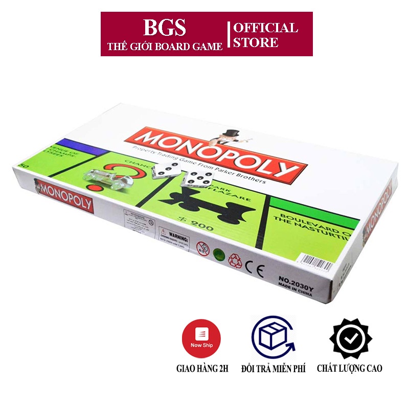Bộ Cờ Tỷ Phú Monopoly Cơ Bản Trading Game