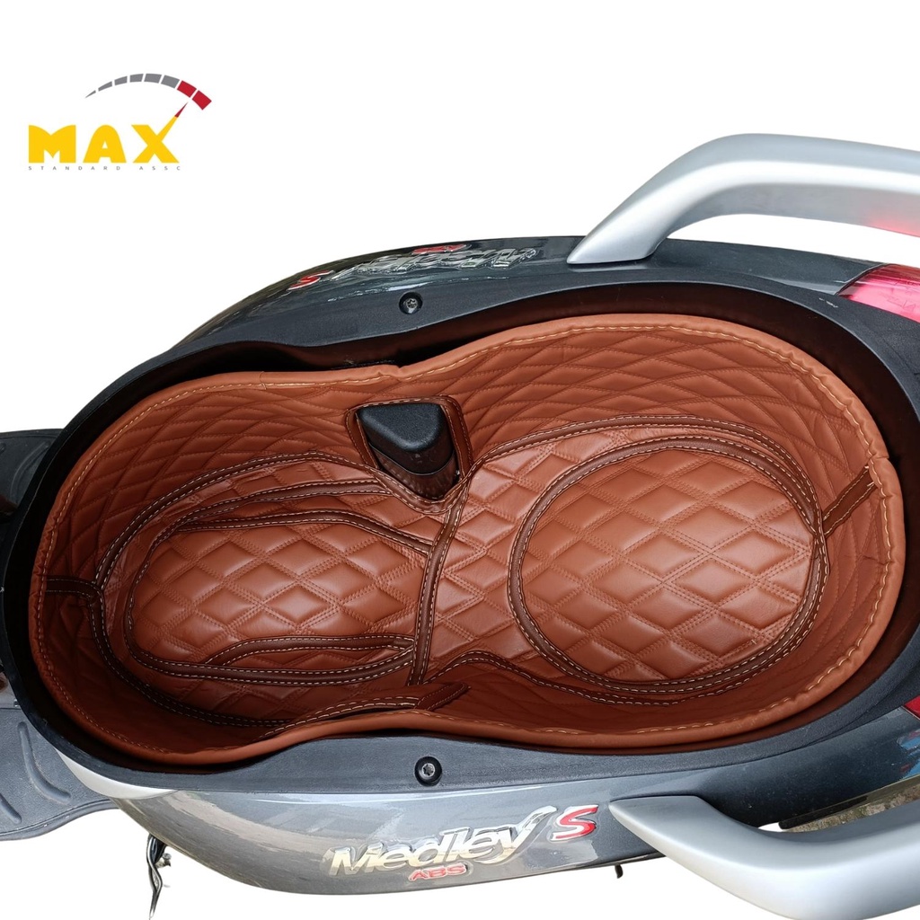 Lót Cốp Da PIAGGIO VESPA MEDLEY Chống Nóng Chống Sốc Xe Máy VESPA MEDLEY Có Túi Đựng Giấy Tờ MAX STORE